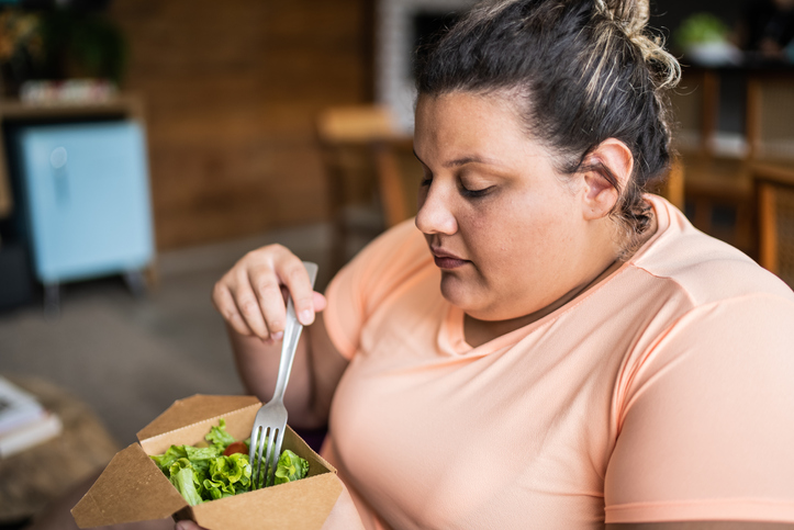 Verminderde hersenrespons op eten bij mensen met obesitas
